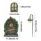 Miniature Fairy Gnome Door Window Lamp For Trees Yard Art Garden Sculpture Decor